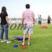 GoSports Foldable PVC Framed Cornhole Game Set with 8 Bean Bags and Portable Carrying Case   556077775